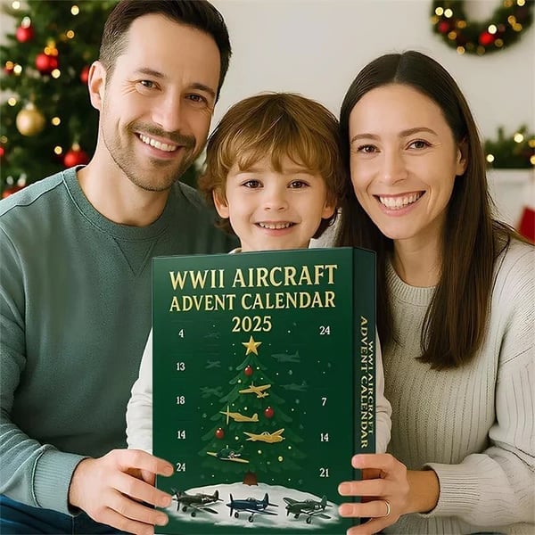 2025 Aircraft Advent Calendar World War II Plane