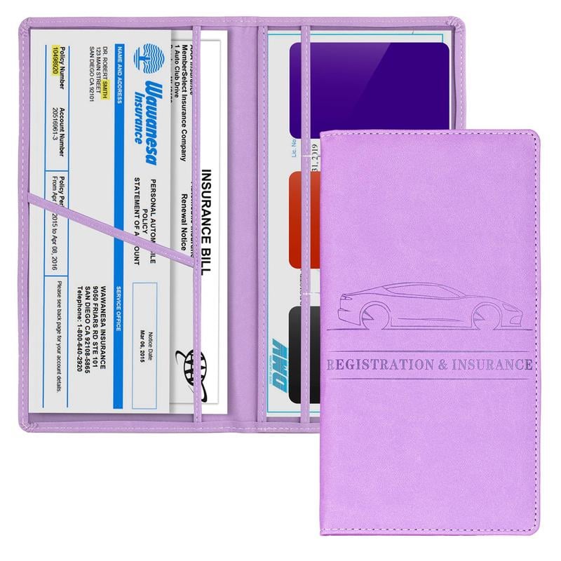 Car Registration & Insurance Card Holder