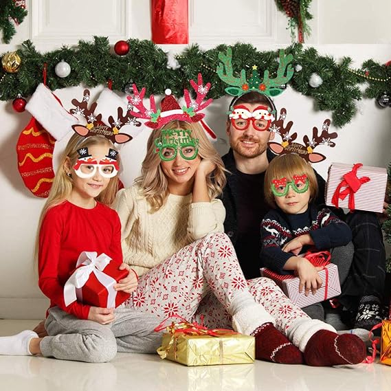 🏆2025 Christmas Hot Sale⚡Festive Christmas Glasses – Party Eyewear for All Ages