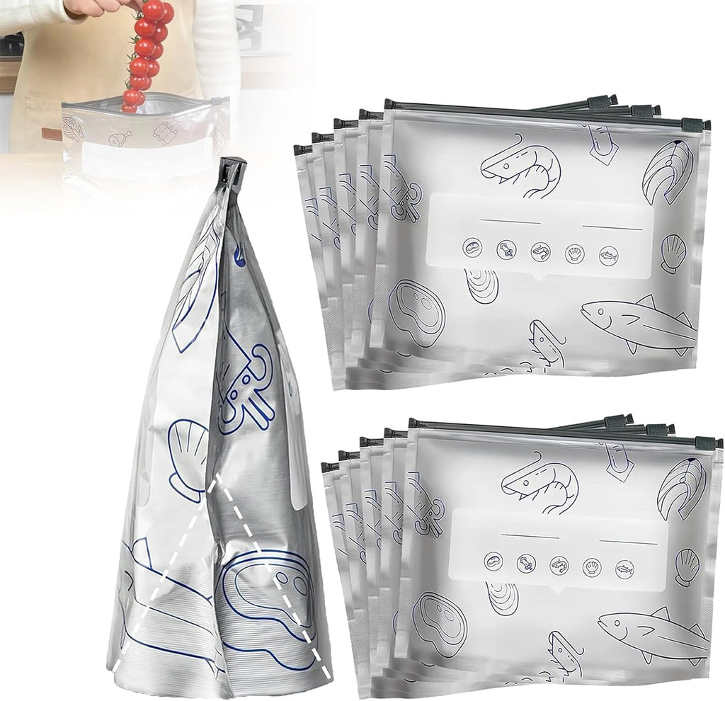 Reusable Aluminum Foil Freshness Seal Bags – Your Kitchen’s New Best Friend! 🍴✨