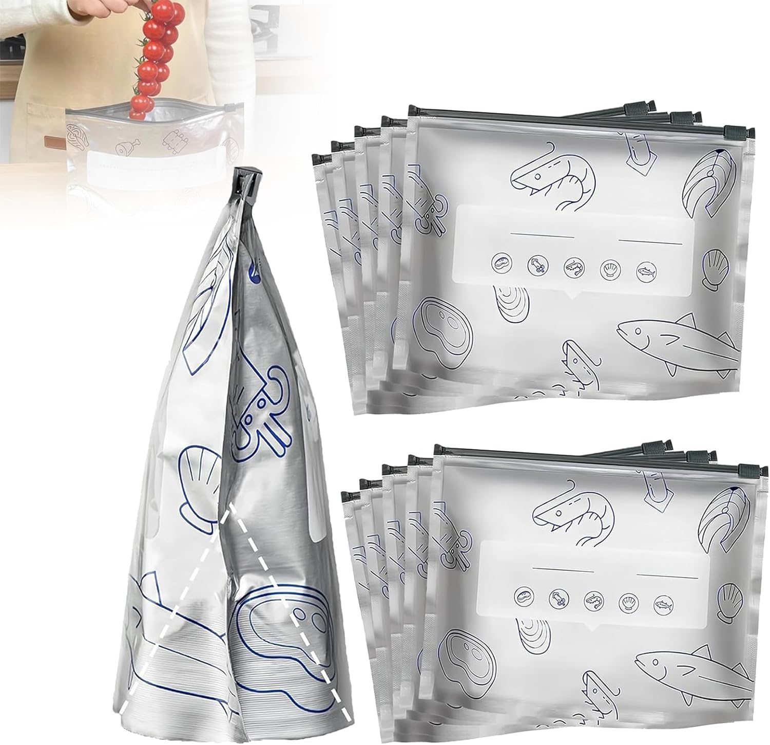 Reusable Aluminum Foil Freshness Seal Bags – Your Kitchen’s New Best Friend! 🍴✨