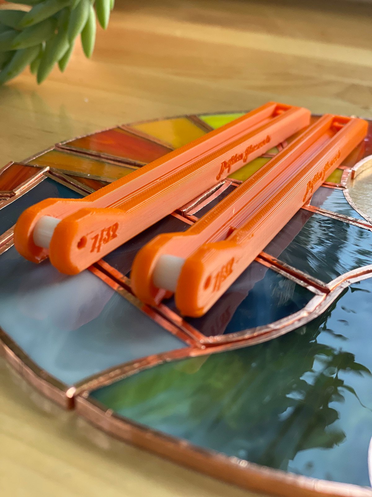 Hand foiler 7/32" for stained glass copper foiling tool