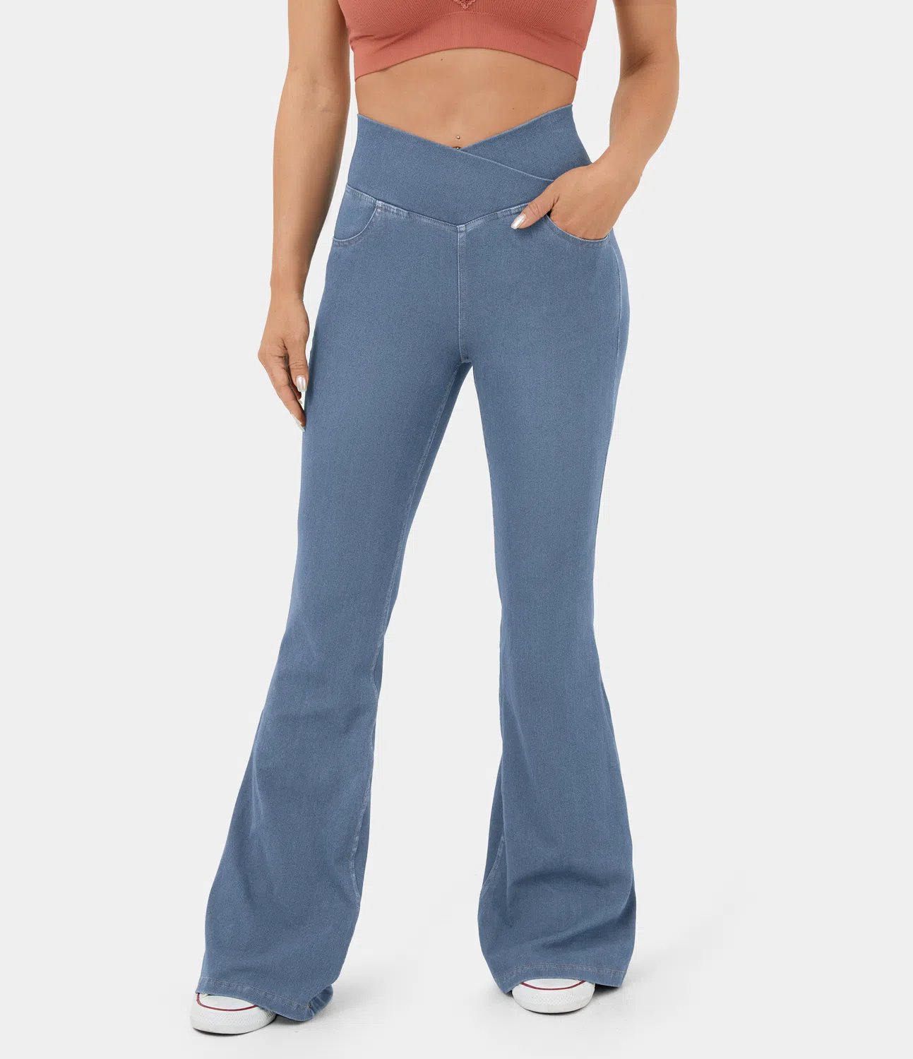 High Waisted Flare Pants