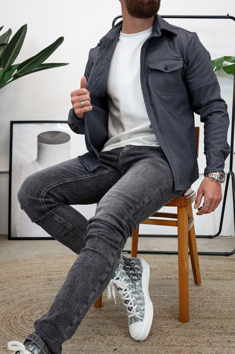 Button Down Shirt Jacket