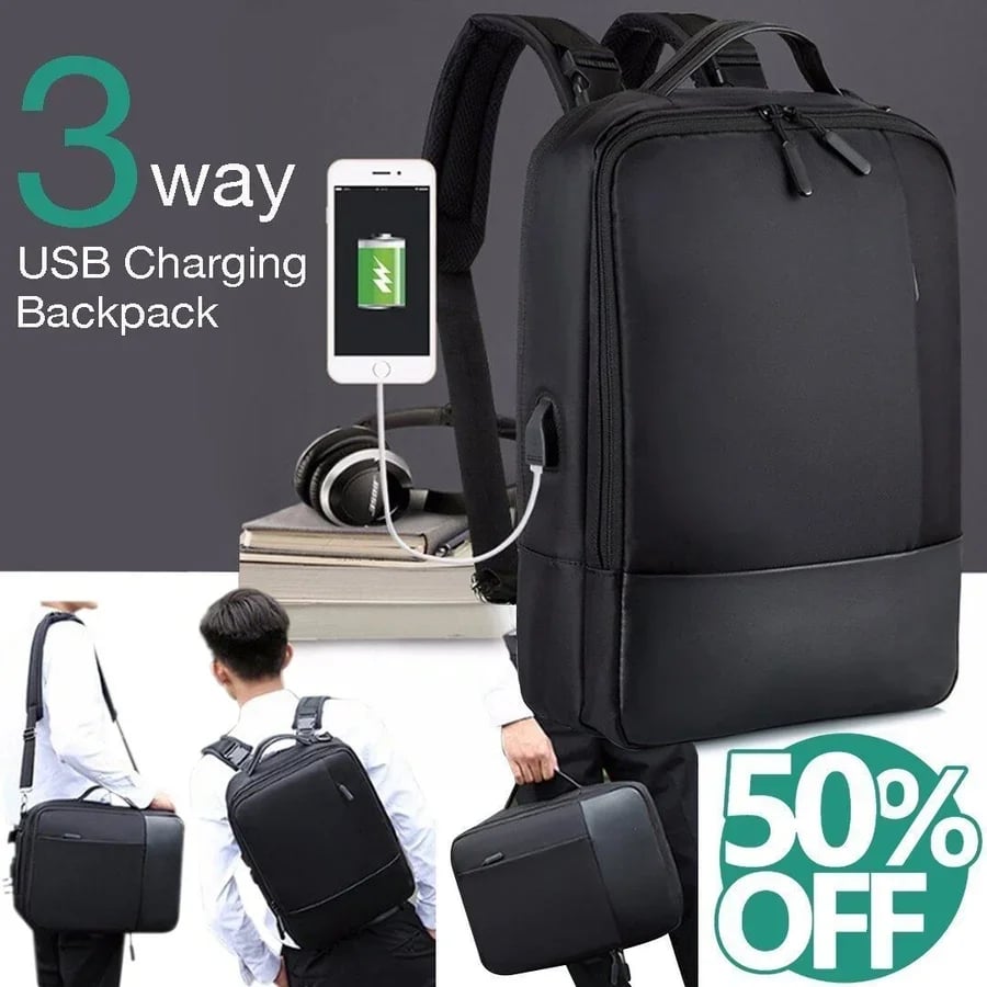 Premium Anti-theft Laptop Backpack with USB Port