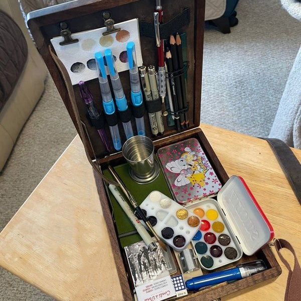 🎁Writers Messenger Wood Box A5