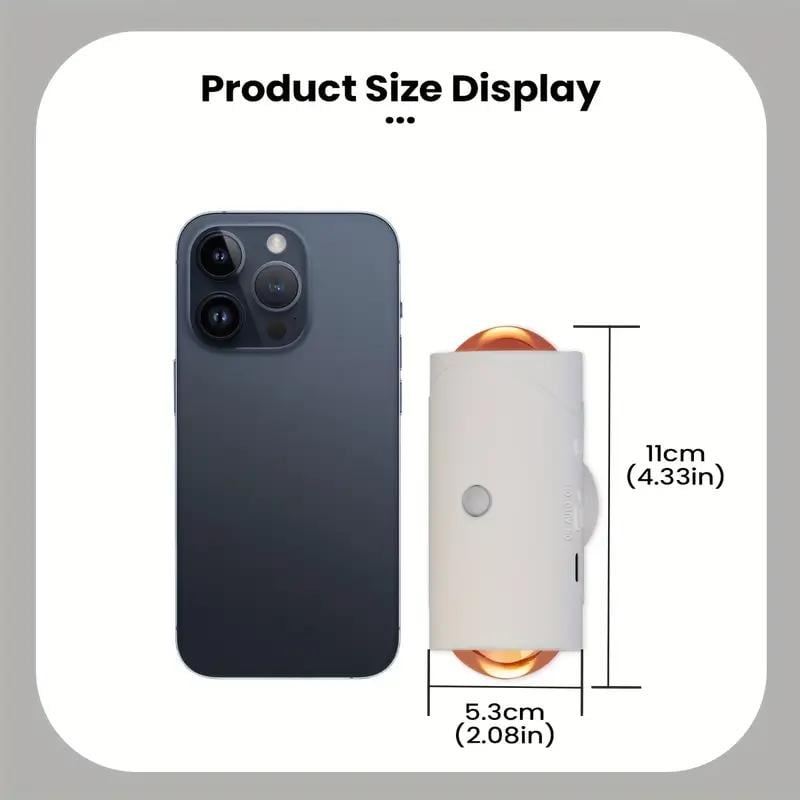 Smart LED Night Light with Motion Sensor, RGB Gradient Dimmable, USB Rechargeable, Magnetic, for Multiple Indoor Scenes