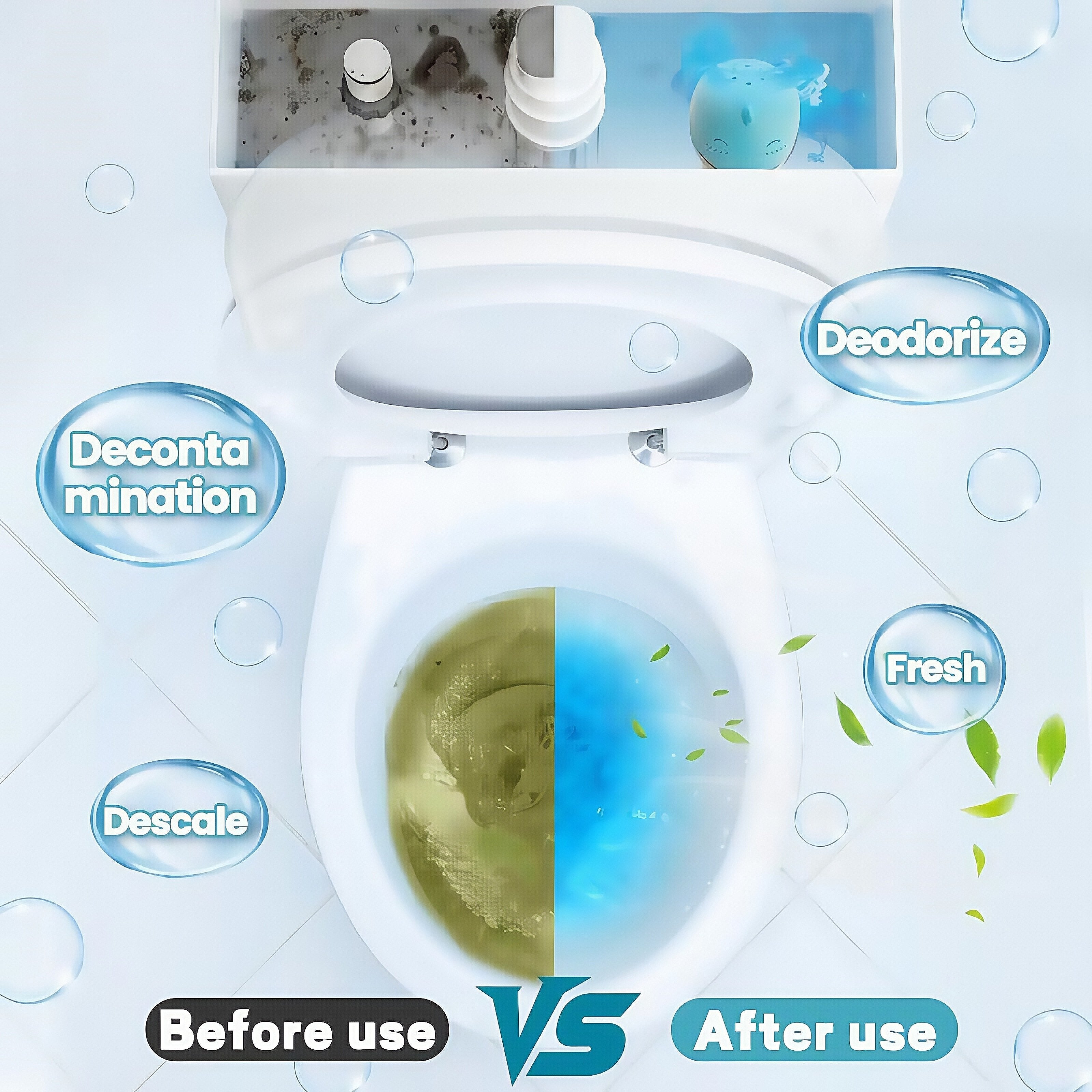 🔥Toilet Cleaner & Toilet Deodorizer Wonder
