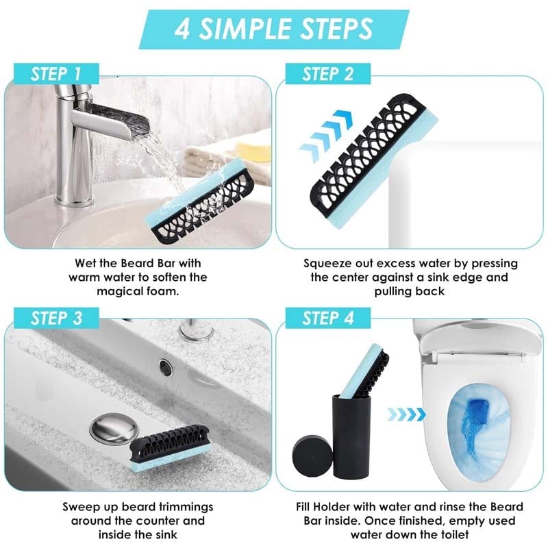 Beard Trimmings Cleaning Bar