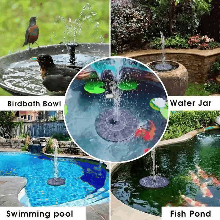HOT SALE🔥Solar-Powered Bird Fountain Kit