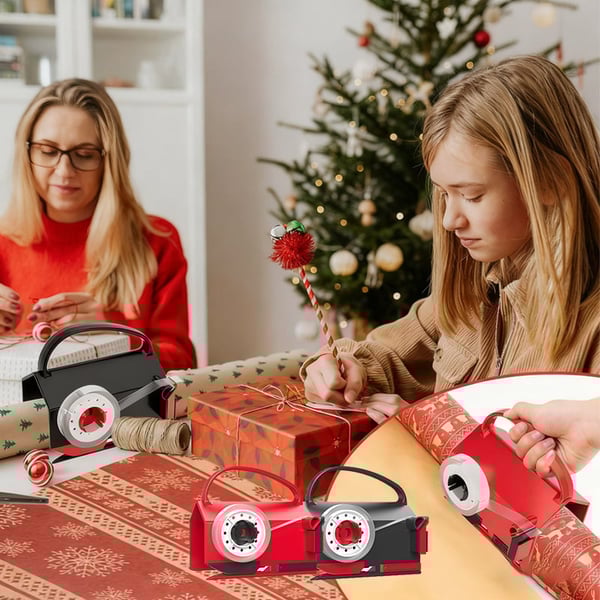 Sakerplus Wrapping Paper Cutter And Dispenser Set