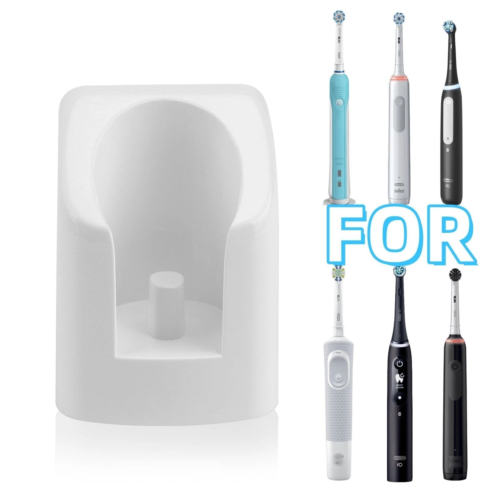 🏆Hot Sale⚡Wireless Electric Toothbrush Wall Charger Compatible with Oral-B and Braun Model