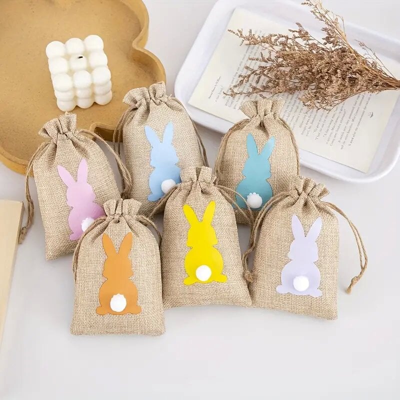 Rabbit Drawstring Bag