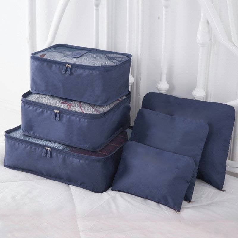 ✈6 pieces portable luggage packing cubes🧳