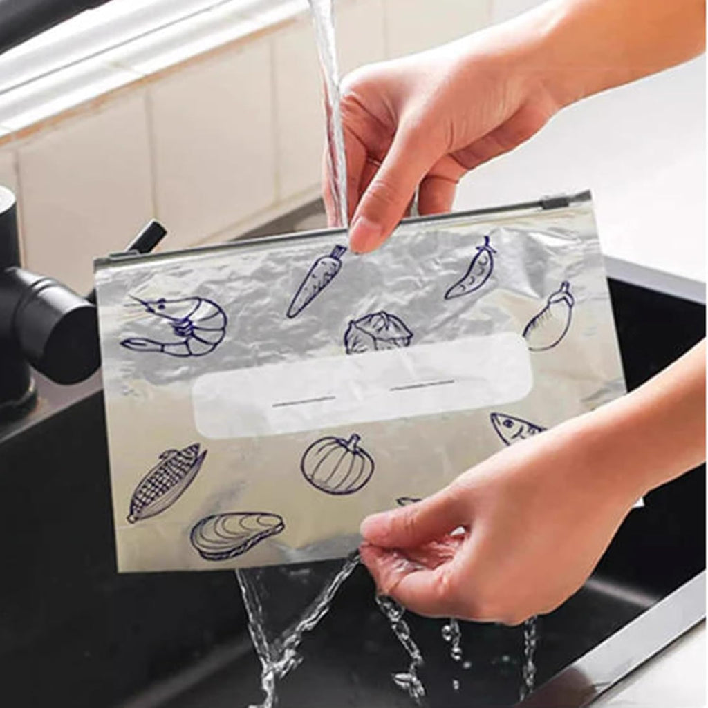 Reusable Aluminum Foil Freshness Seal Bags – Your Kitchen’s New Best Friend! 🍴✨