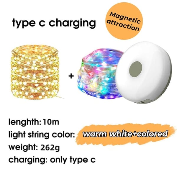 🔥Outdoor Waterproof Portable Stowable String Light