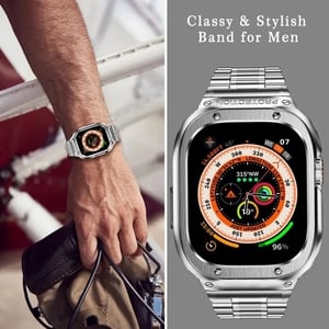 Watch Stainless Steel Band Alloy Case