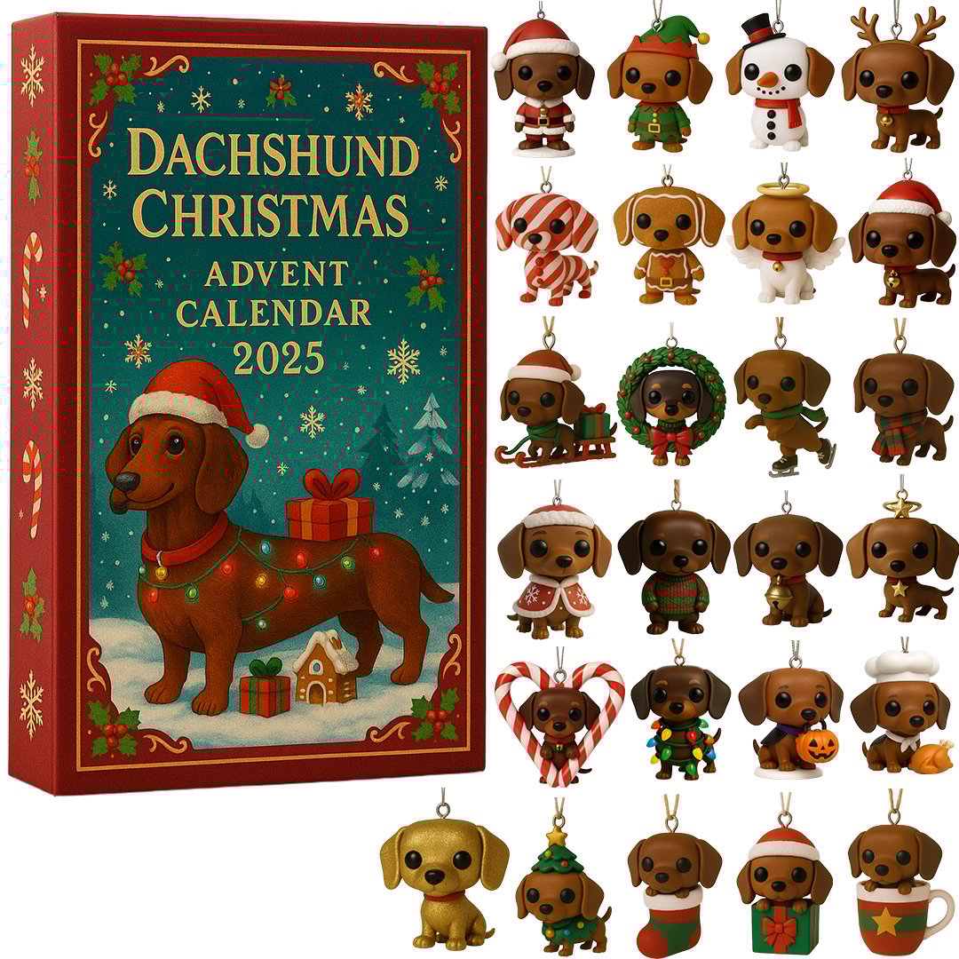 🎄Dachshund Christmas Advent Calendar 2025