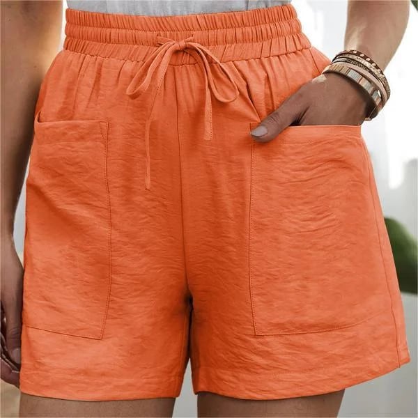 🔥Solid Two Pockets Loose Casual Short Pants
