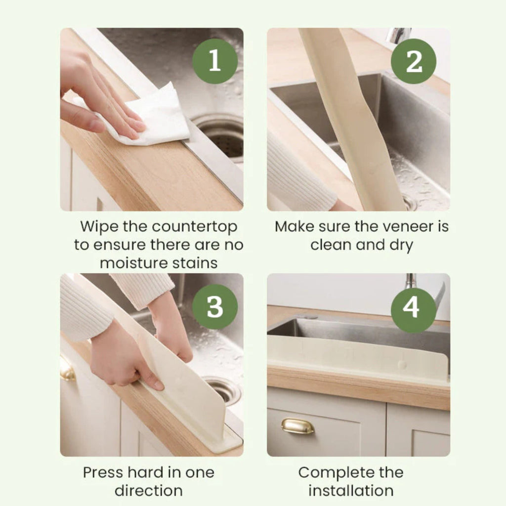 🏆Hot Sale⚡Kitchen Sink Splash Guard - Keep Your Counter Dry & Clean💧