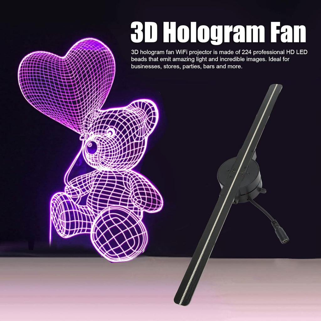 🔥3D Hologram LED Fan Projecto