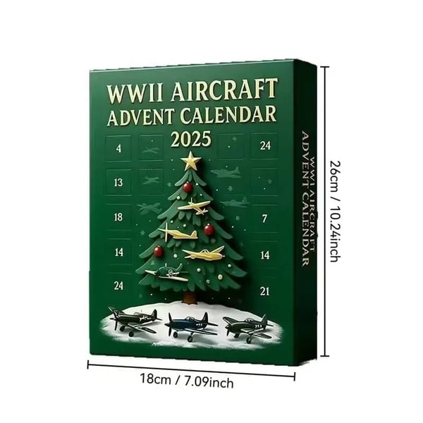 2025 Aircraft Advent Calendar World War II Plane