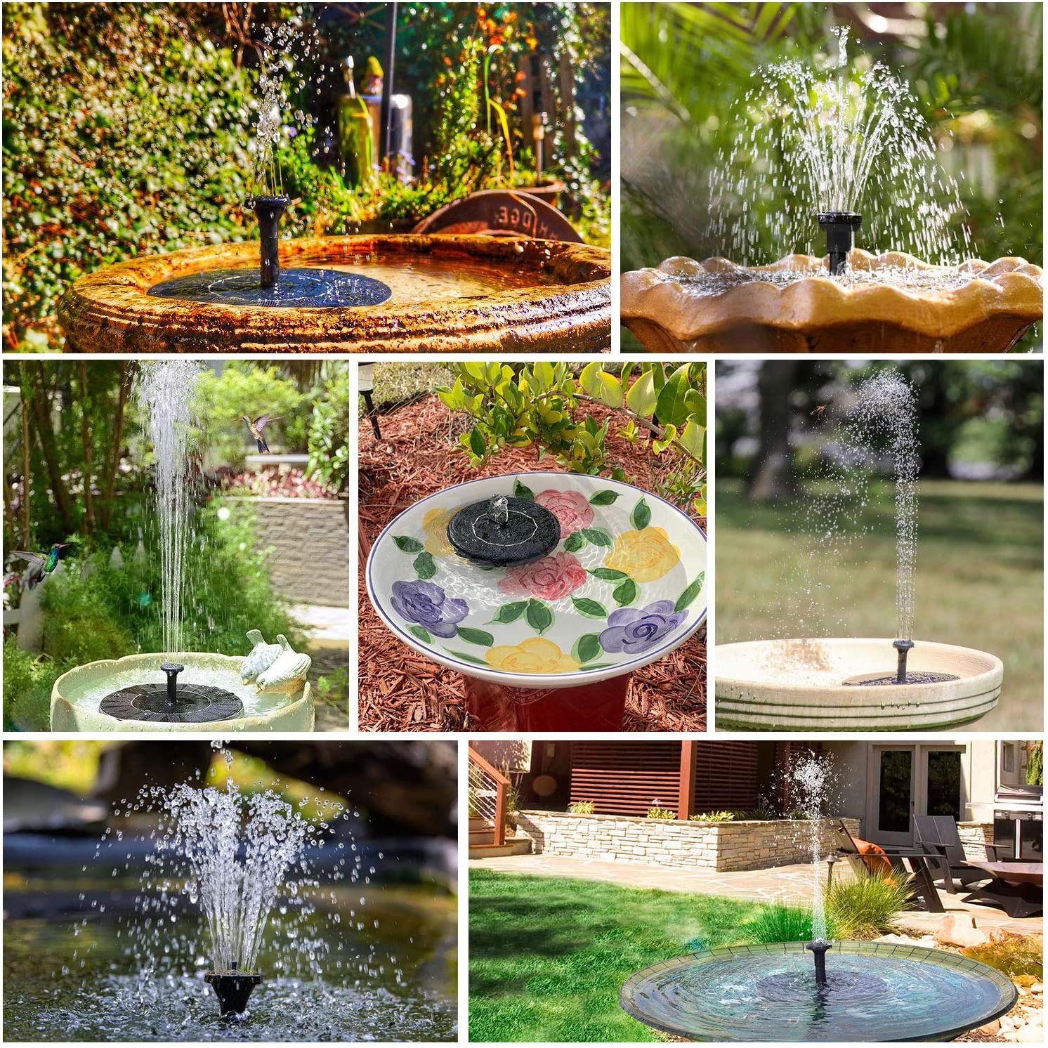 HOT SALE🔥Solar-Powered Bird Fountain Kit