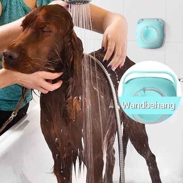 💥 🧼🧼Bathroom 🐶Horse Dog Cat🐱 Bath Brush Massage Gloves Soft Safety Silicone Comb Pet Accessories❤️