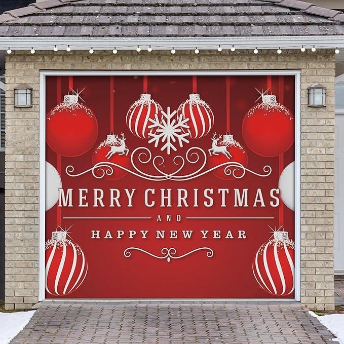 🎄 Christmas  Reusable Garage Door Decoration