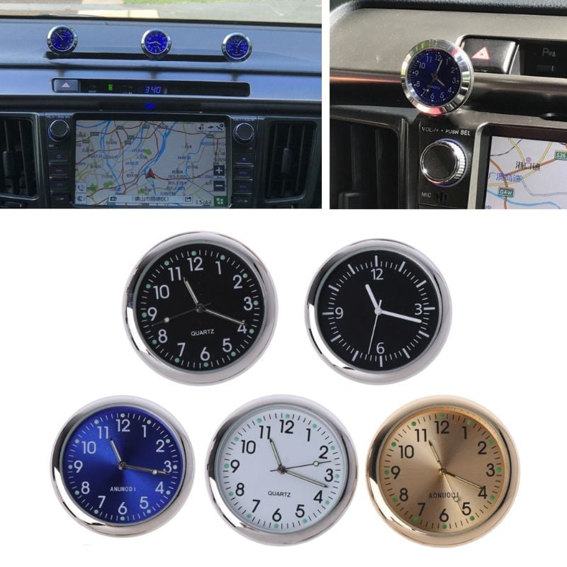 🔥Vintage gift-Luminous decoration mini clock for car/motorcycle/Sewing machine