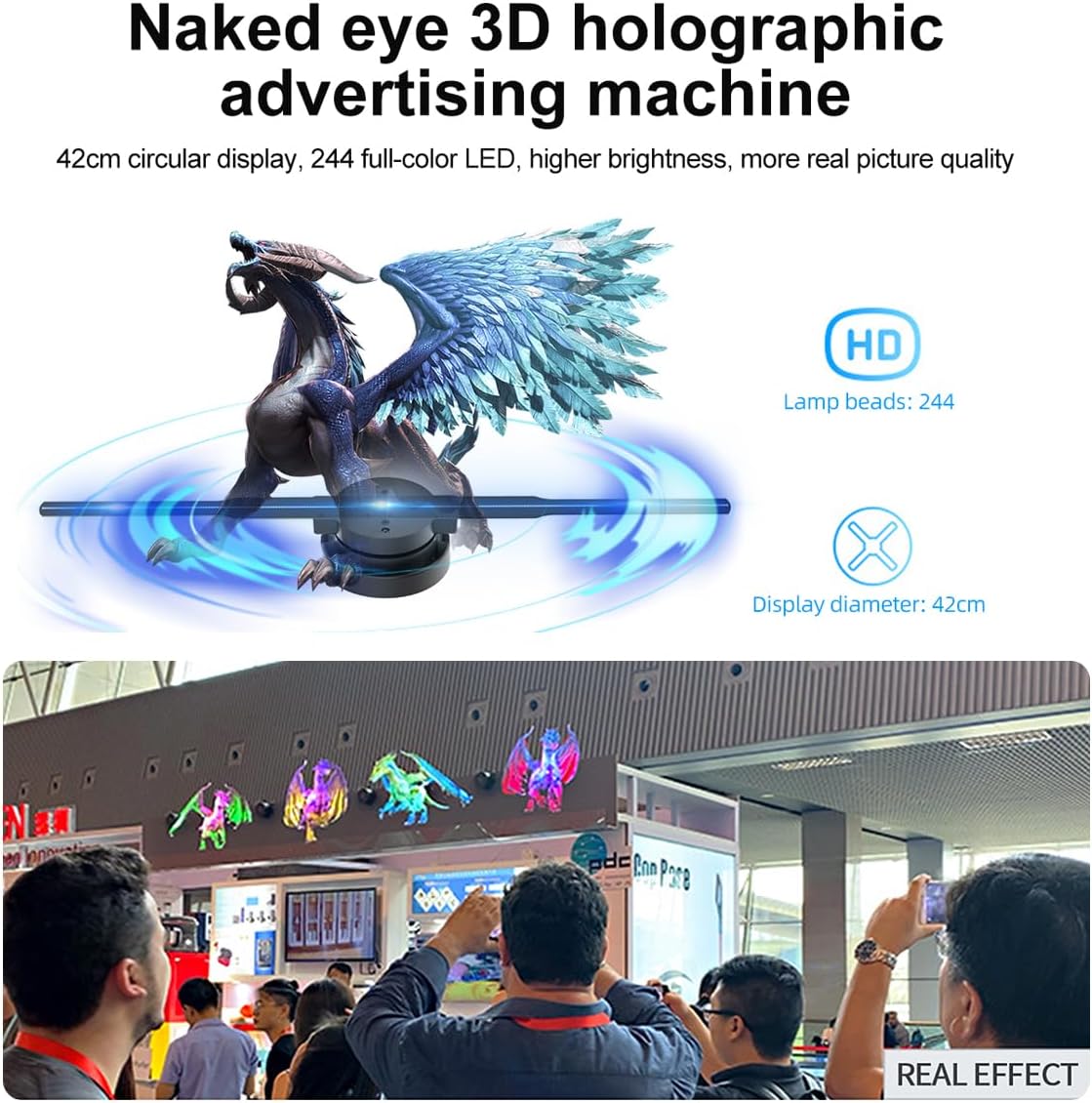🔥3D Hologram LED Fan Projecto