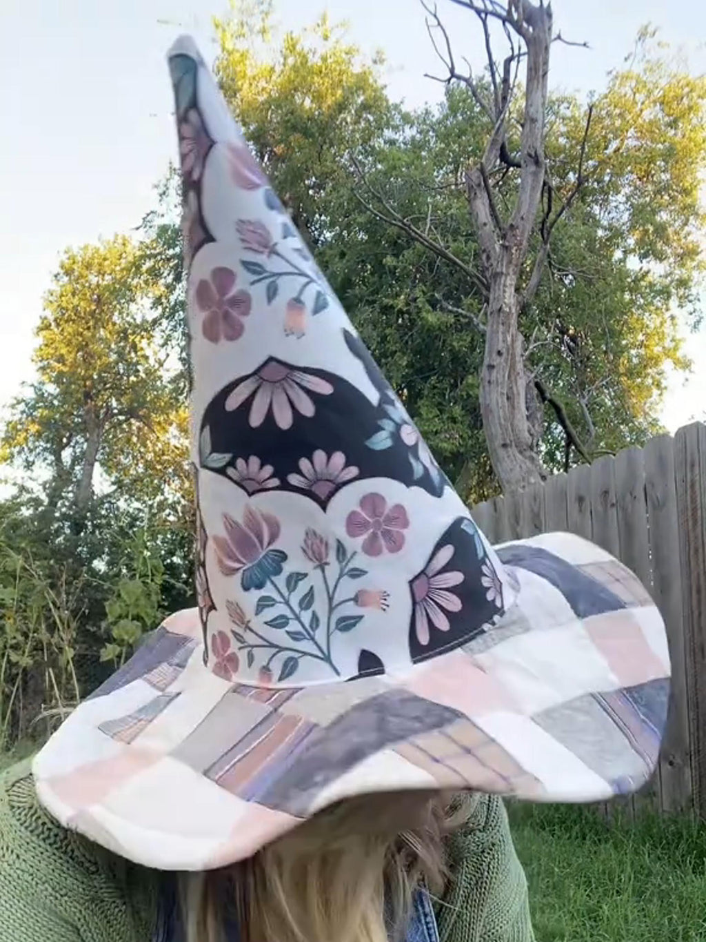 🔥The Quilted Witch Hat | Handcrafted Folk Art Hat