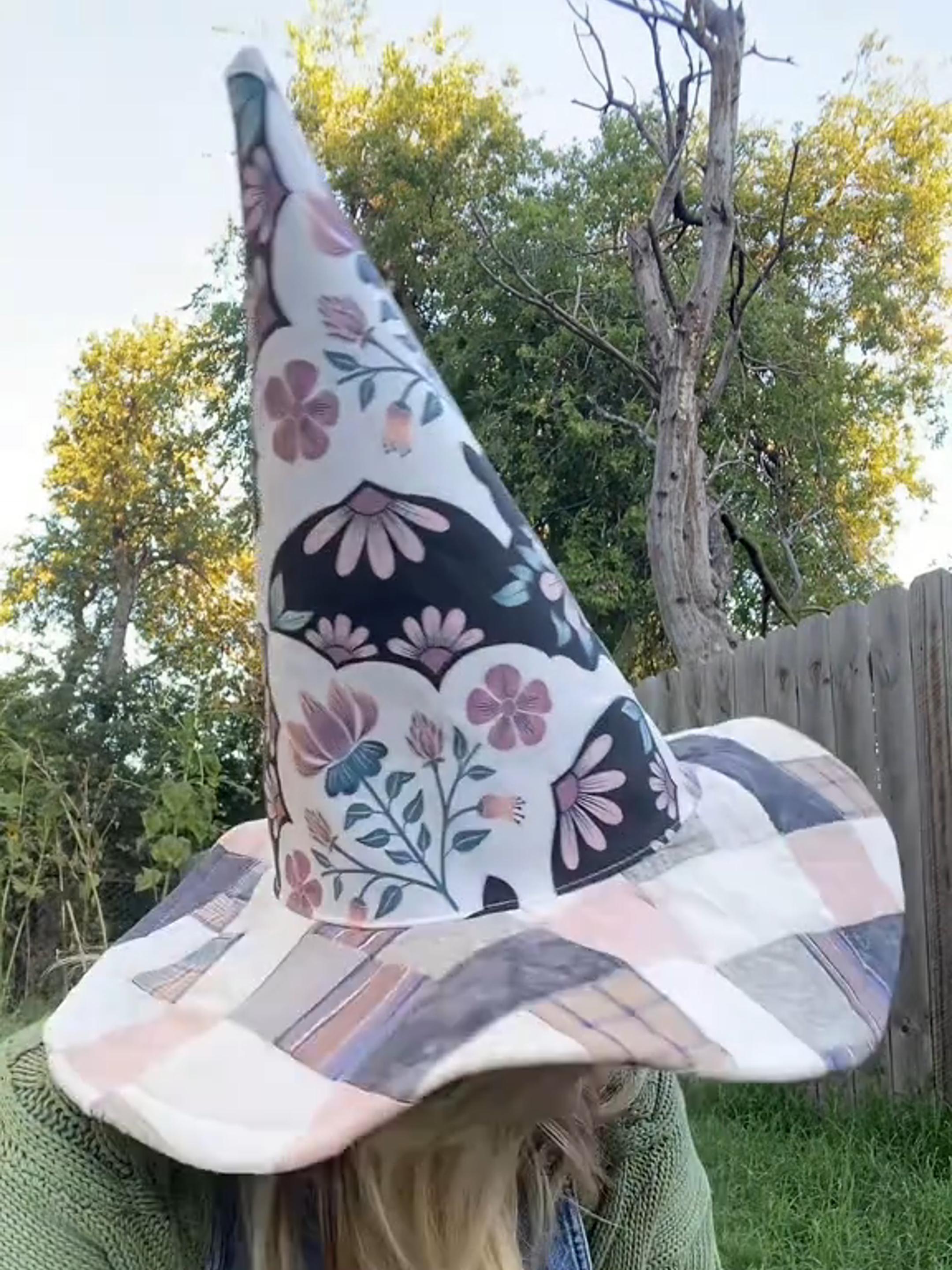 🔥The Quilted Witch Hat | Handcrafted Folk Art Hat