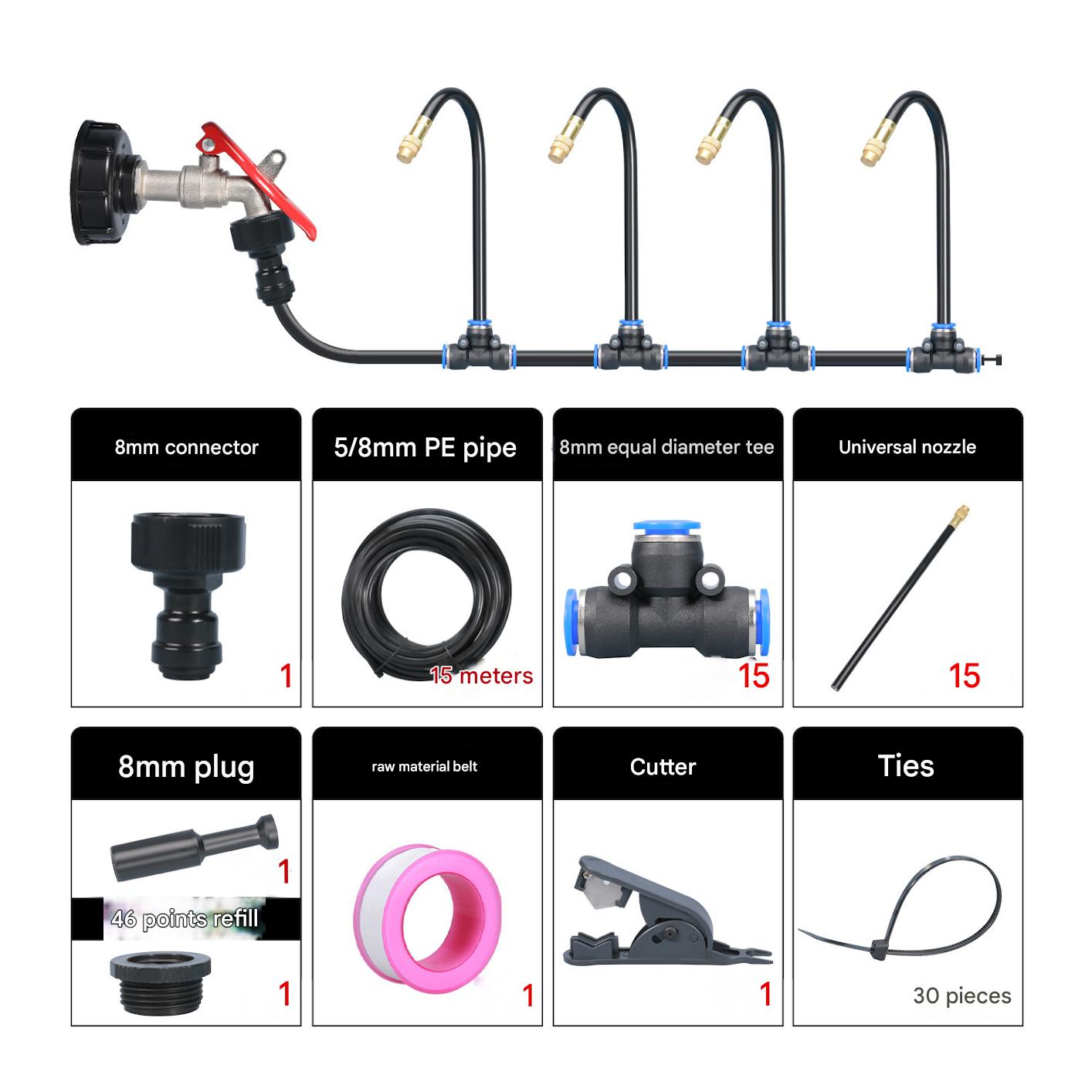 Outdoor Misting Cooling System