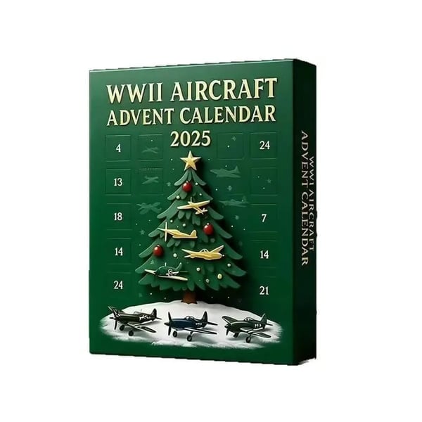 2025 Aircraft Advent Calendar World War II Plane
