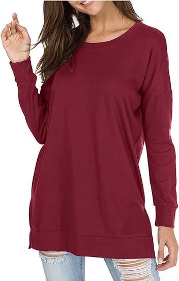 🔥Round Neck Casual Solid Color Top