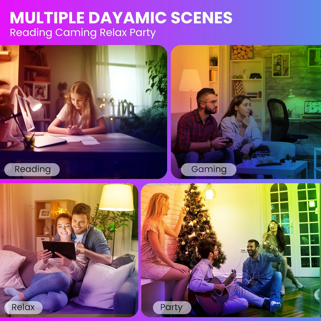 Rechargeable Light Bulbs with Remote Control, Battery Operated Light Bulb for Sconce and Lamp, 3 Color Temperature Dimmable E26 Wireless Detachable LED Charging Bulb