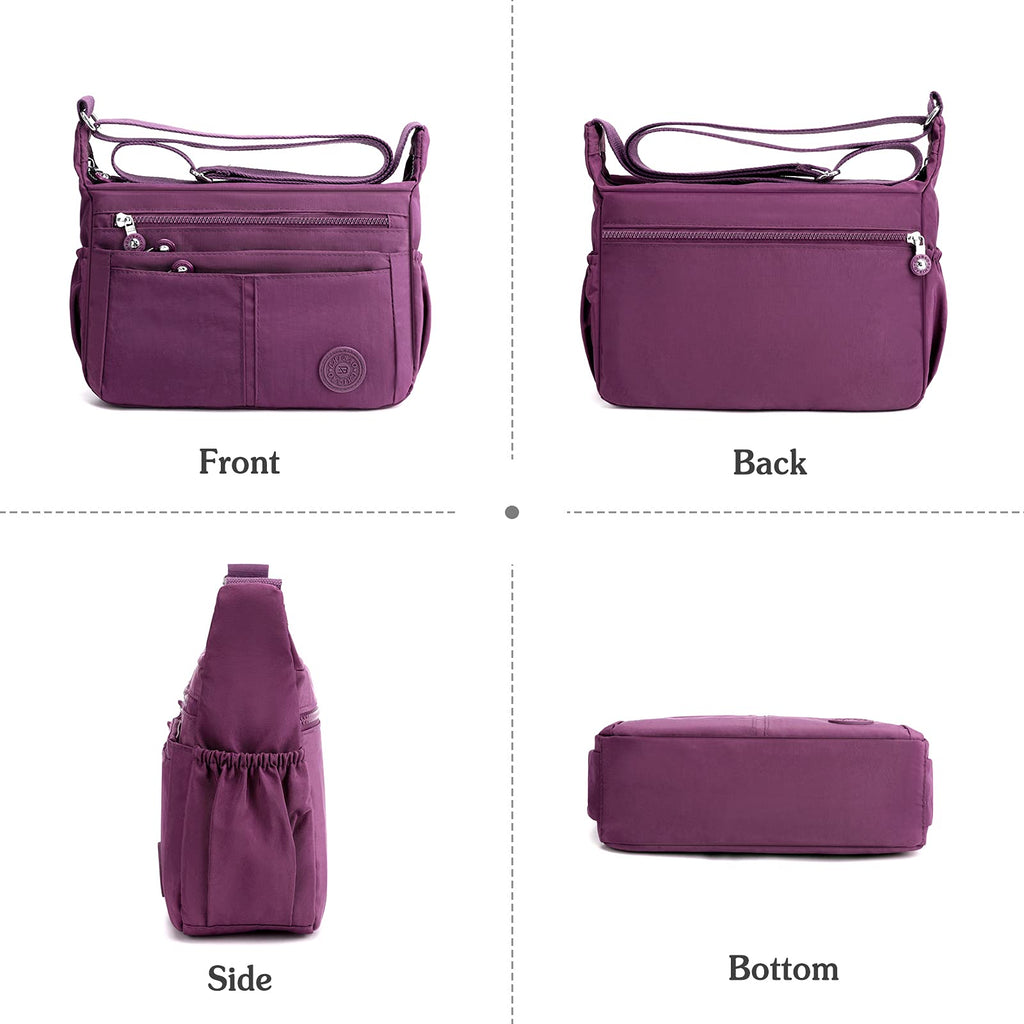 Multi-Pocket Large Capacity Waterproof Casual Crossbody Bag Shoulder Bag