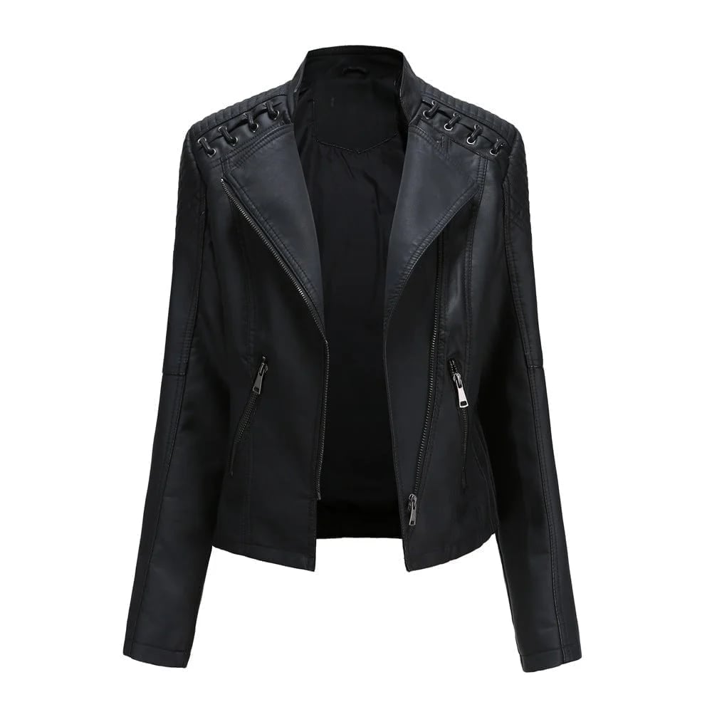 (🔥HOT SALE🔥) - Washed Leather Jacket
