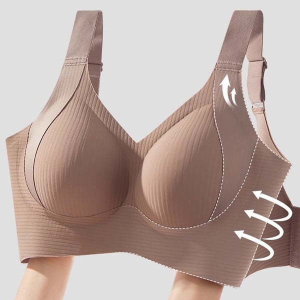🔥Women's Ribbed  Adjustable Wireless Bra
