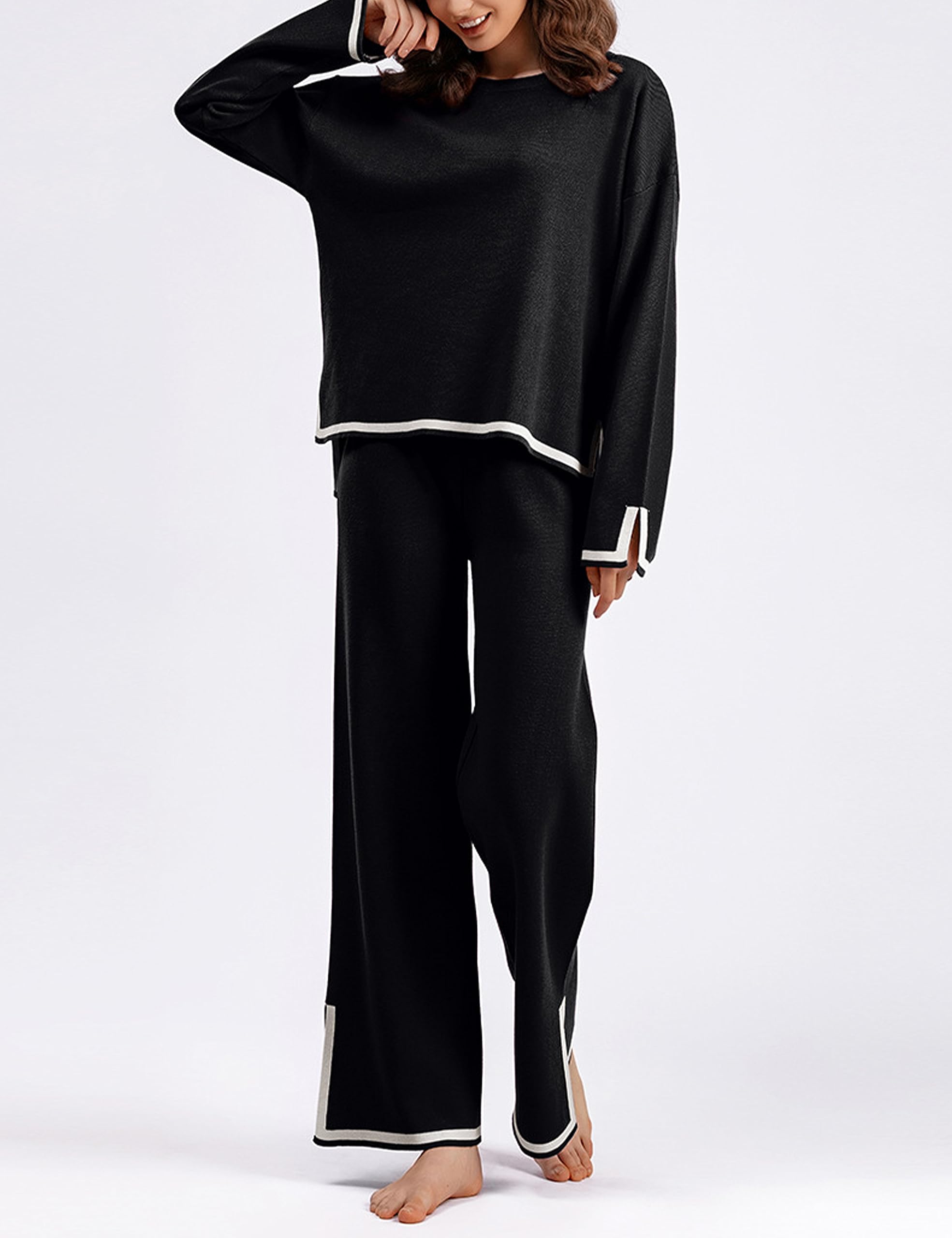 Classy Elastic Knit Lounge Set✨