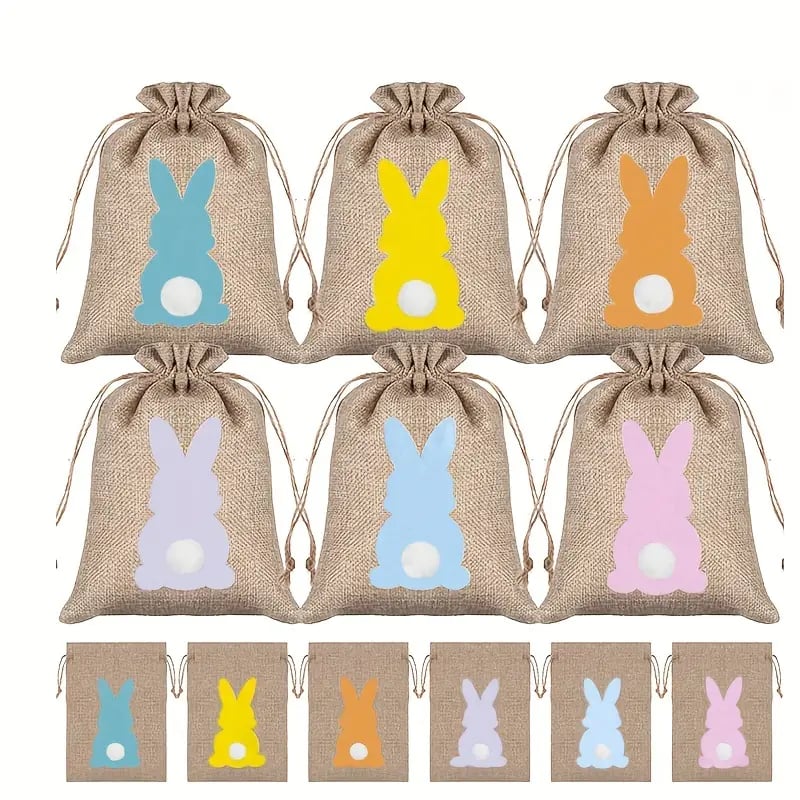 Rabbit Drawstring Bag
