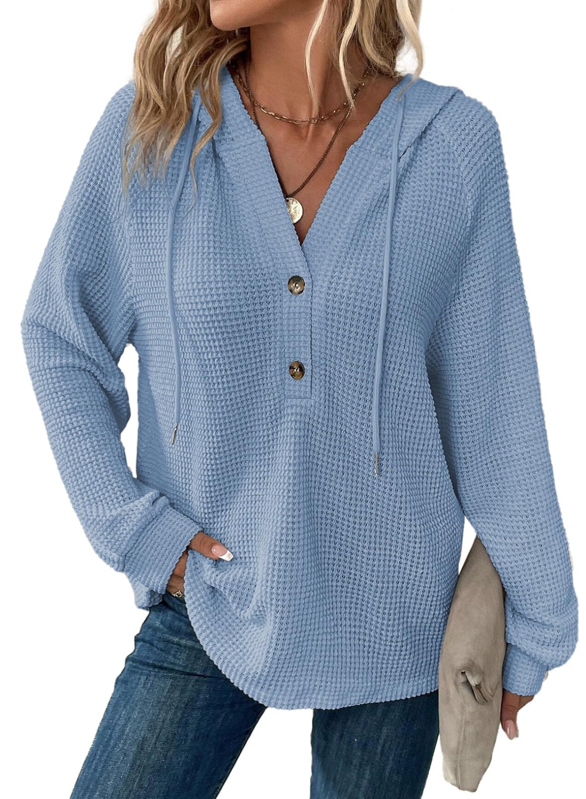 🔥 Women's Knitted Long Sleeve Casual Sweatshirt