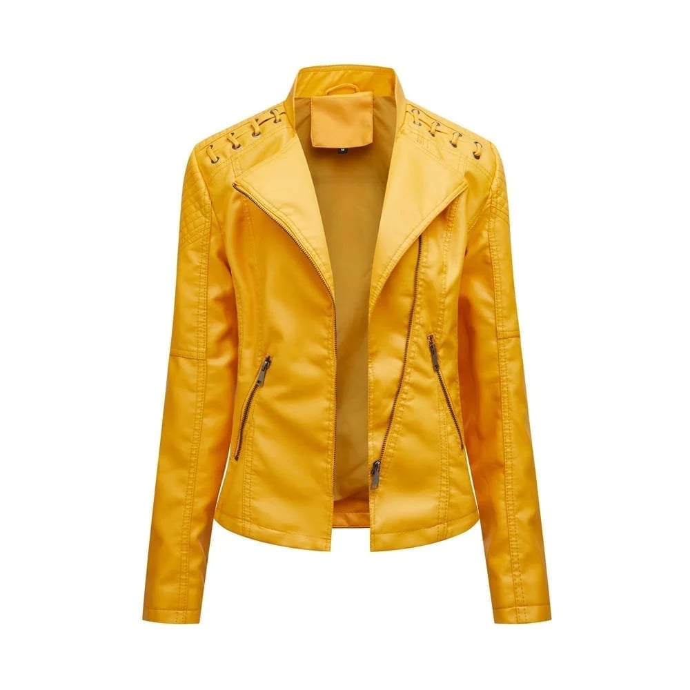(🔥HOT SALE🔥) - Washed Leather Jacket