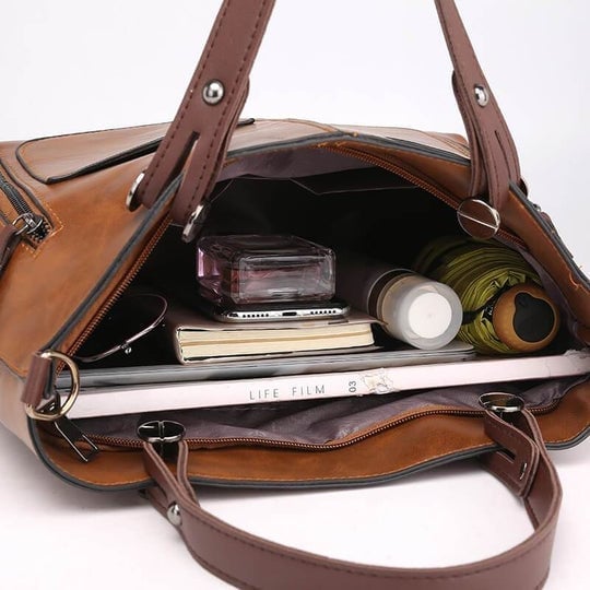 🔥 Ladies vintage leather shoulder bag