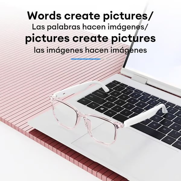 AI Wireless Bluetooth Translation Glasses