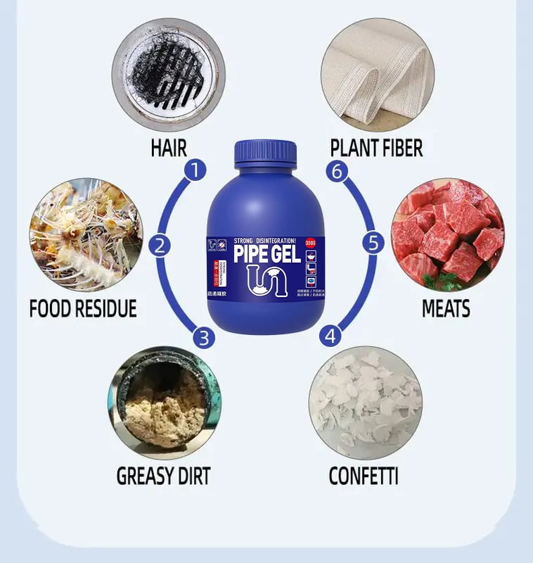 🏆Flash Sale⚡ 50K+ 🌈Strength Drain Cleaner Powerful Pipe Dredging Agent 🧼