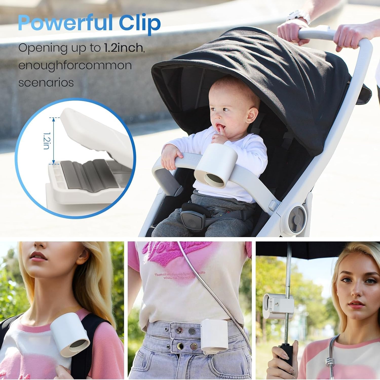 🏆Flash Sale⚡ 50K+ SOLD! Almost Gone-💥🔥✨USB Rechargeable Powerful Cooling Fan,Best gifts