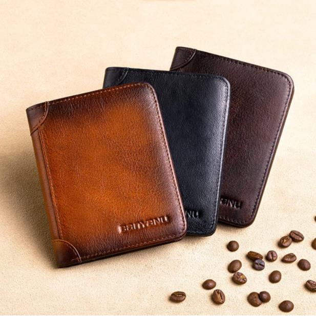 💰Multi-functional RFID Blocking Waterproof Durable Genuine Leather Wallet🎁