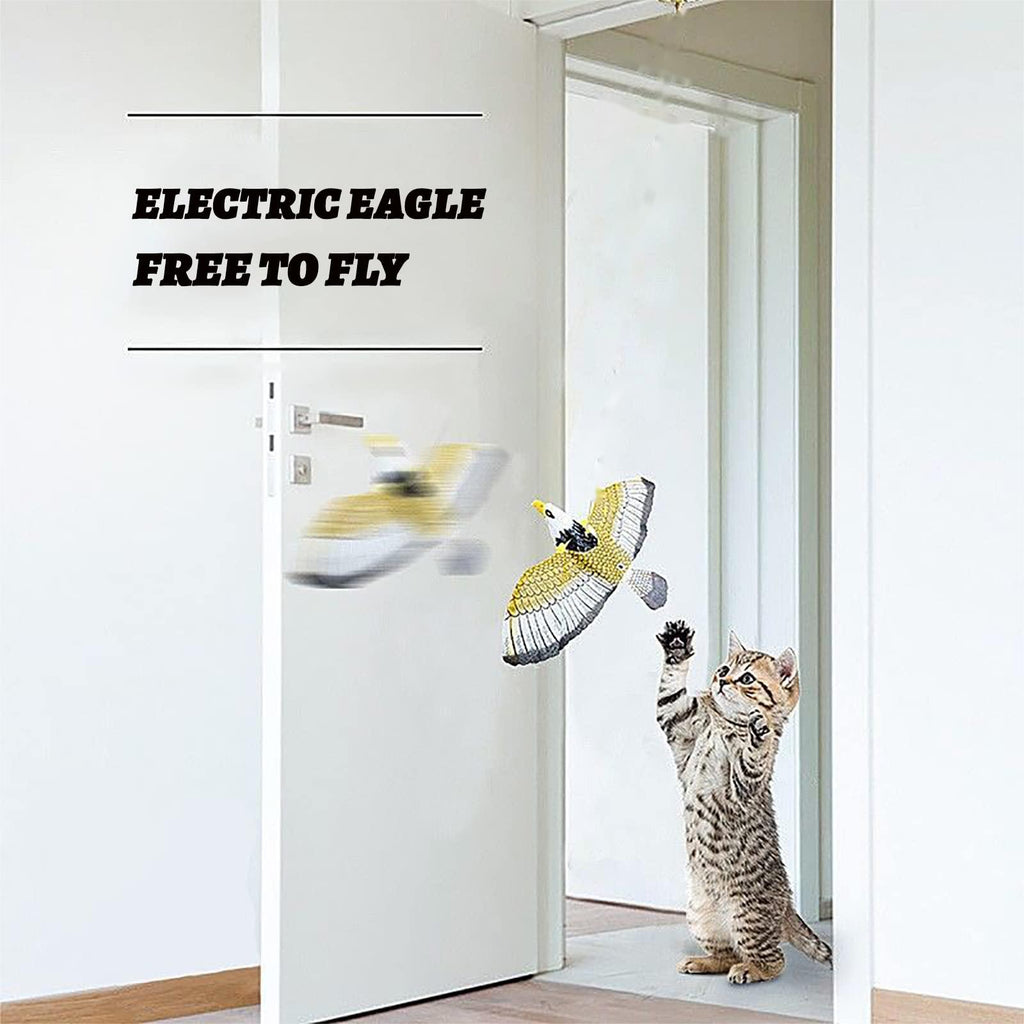 ⚡ Promotion - Automatic Moving Simulation Bird Interactive Cat Toy for Indoor Cats